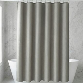 Geometry Textured Shower Curtain Sets, 12 Hooks Included, Waterproof Fabric for Bathroom Decor