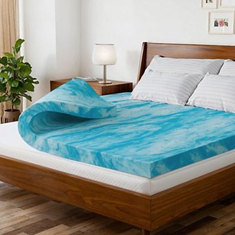 CGK Linens 2" Cooling Gel Memory Foam Mattress Topper - Super Soft & Breathable Comfort