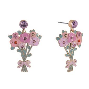 Hallmark Mother's Day Flower Bouquet Earrings