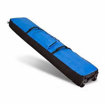 Padded Roller Snowboard Bag (158cm) - Waterproof Gear Case with Wheels for Travel