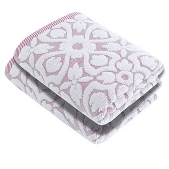 Luxury Turkish 2 pc Hand Towel, Turkish Cotton, Quick Drying, Ultra Soft Towel, Bloom Style