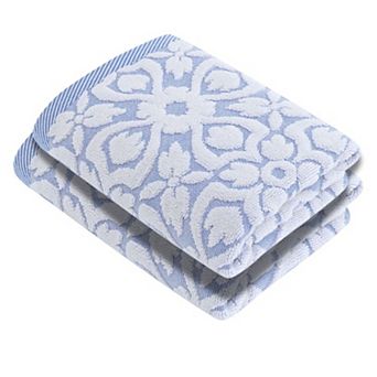 Luxury Turkish 2 pc Hand Towel, Turkish Cotton, Quick Drying, Ultra Soft Towel, Bloom Style