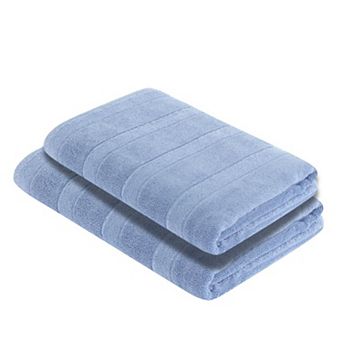 Luxury Turkish 2 pc Plush Bath Towels, Ultra Soft Towels, Oversized Bath Towels, Vetro Design