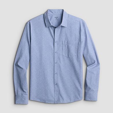 Men's FLX Tech Long Sleeve Slim Button Down