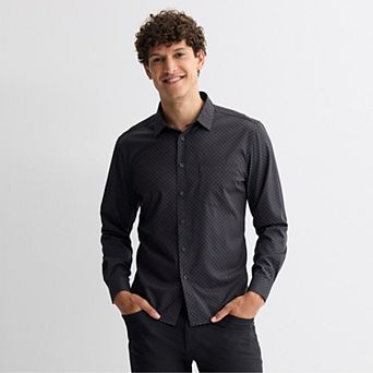 Men's FLX Tech Long Sleeve Slim Button Down