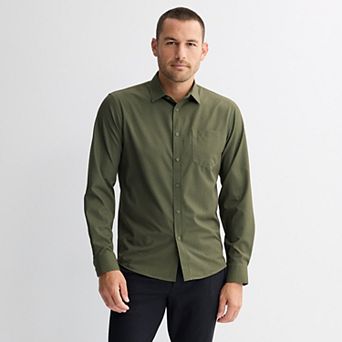 Men's FLX Tech Long Sleeve Slim Button Down