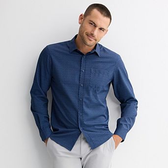 Men's FLX Tech Long Sleeve Slim Button Down