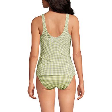 Women's Lands' End Side Tie Tankini Swim Top