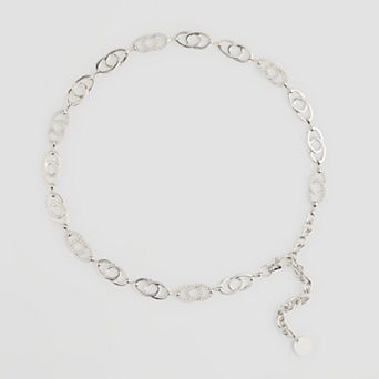 Women's Nine West Mixed Links Chain Belt