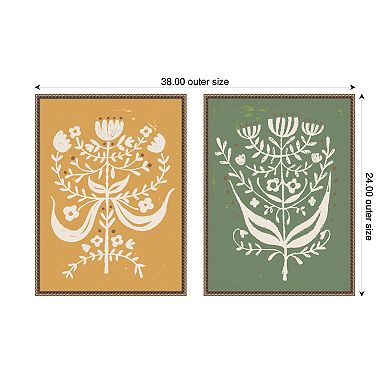 Bungalow Charm 2 Piece Framed Canvas Wall Art Set by Vicky Yorke