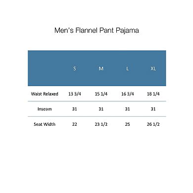 Bottoms Out Men's Plaid Flannel Open Bottom Pants