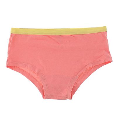 CTM Girl's Colorful Boy Short Underwear (5 Pack)