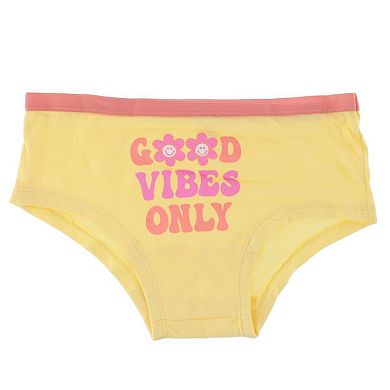 CTM Girl's Colorful Boy Short Underwear (5 Pack)