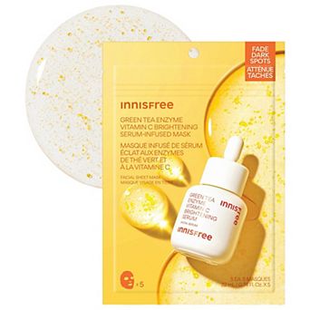 innisfree Vitamin C Brightening Serum-Infused Mask for Dark Spots
