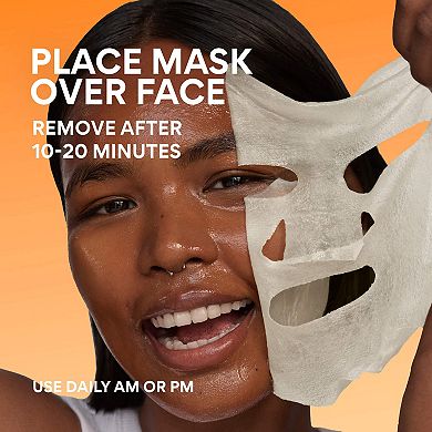 Vitamin C Brightening Serum-Infused Mask for Dark Spots
