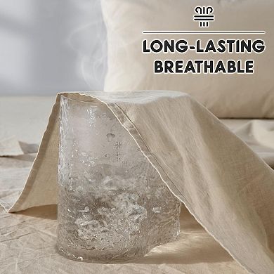 99% Pure Linen Sheets - Breathable, Soft, Durable