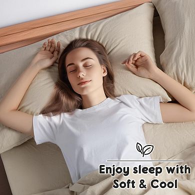 99% Pure Linen Sheets - Breathable, Soft, Durable