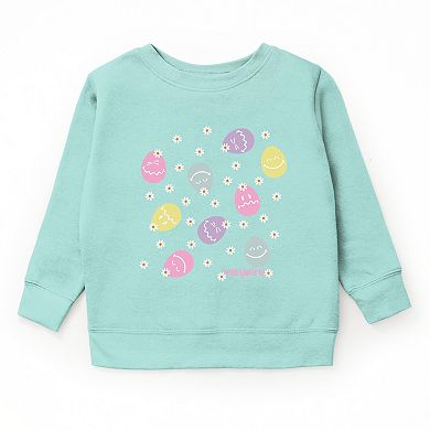 SmileyWorld Egg Flower Collage - Youth Graphic Sweatshirt