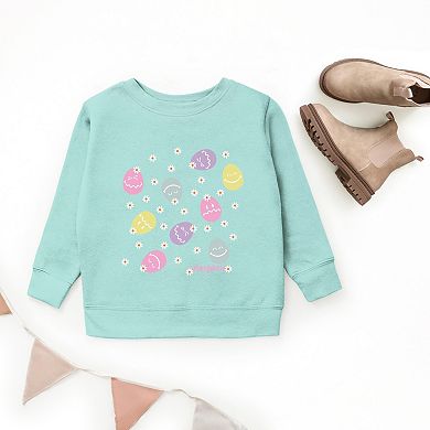 SmileyWorld Egg Flower Collage - Youth Graphic Sweatshirt
