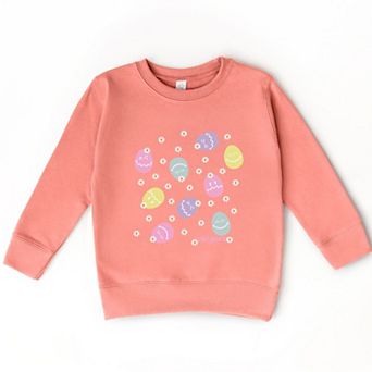 SmileyWorld Egg Flower Collage - Toddler Graphic Sweatshirt