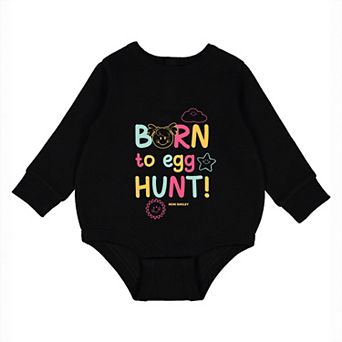 Mini Smiley Aria Born To Egg Hunt - Infant Fleece BodySuit