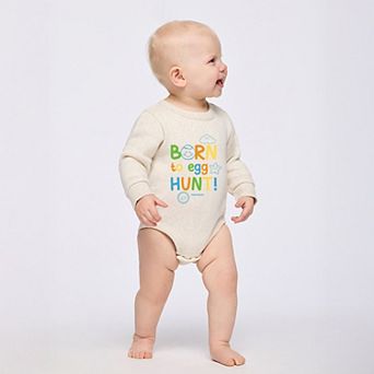 Mini Smiley Lumi Born To Egg Hunt - Infant Fleece BodySuit