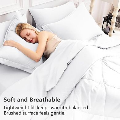 Comforter Set - 7 Piece Bed In A Bag - Soft Microfiber