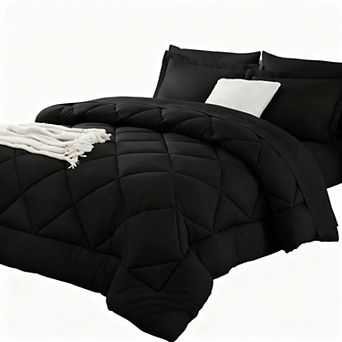 Comforter Set - 7 pc Bed In A Bag - Soft Microfiber