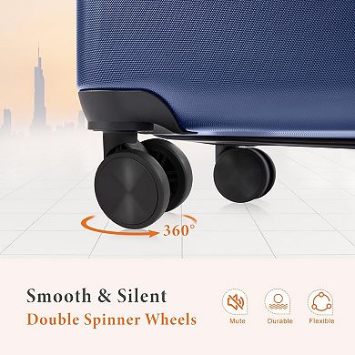 ABS Hard Shell Carry On Luggage with TSA Lock, Expandable, Dual Wheel, 29"