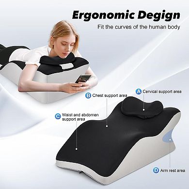 Memory Foam Back Support Pillow for Sleep