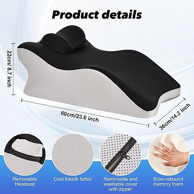 Memory Foam Back Support Pillow for Sleep