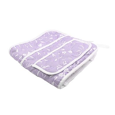 Blue Print Multi-Compartment Bedside Pouch
