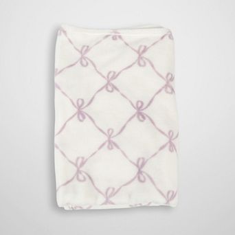 Bow Print Throw Blanket