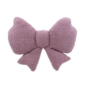 Purple Bow Pillow