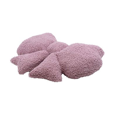 Purple Bow Pillow
