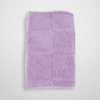 Checker Print Throw Blanket