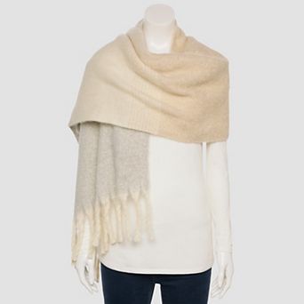 Women's Sonoma Goods For Life® Brushed Blanket Wrap With Fringe Detail