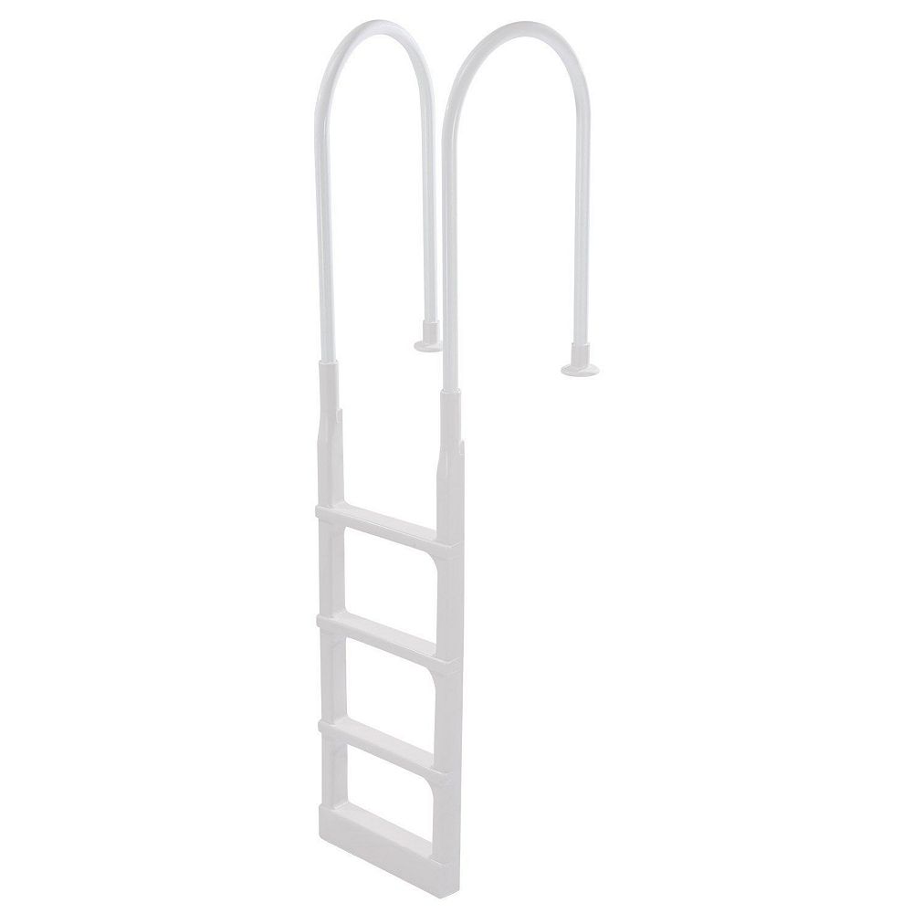 4-Step Pool Ladder with Double Handrails Textured Steps for 4854