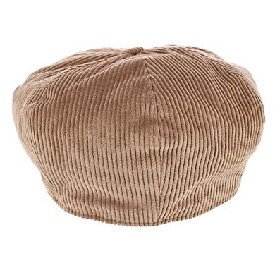 Wigens Men's Brisbane Moss Corduroy Retro Newsboy Cap