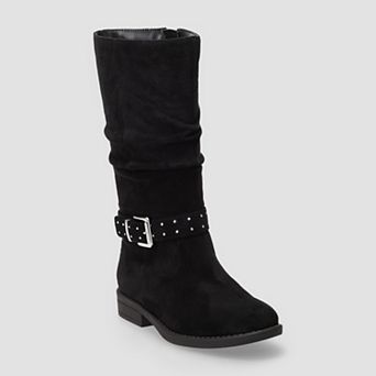 Sonoma Goods For Life® Little Kid Girls Belted Scrunch Boots