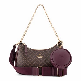Nine West Luela Convertible Shoulder & Crossbody Bag Duo with Pouch