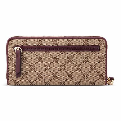 Nine West Cobel Zip Around Wristlet Wallet