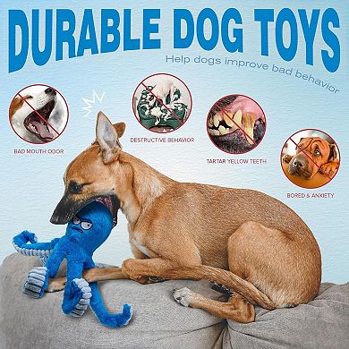 Squeaky Octopus Dog Toy