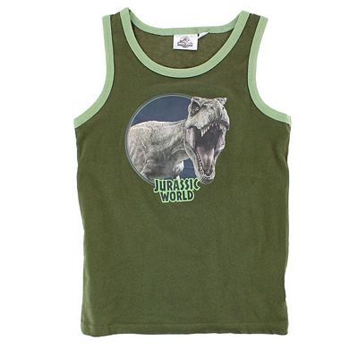 Textiel Trade Toddler Boy's Jurassic World Singlet (2 Pack)