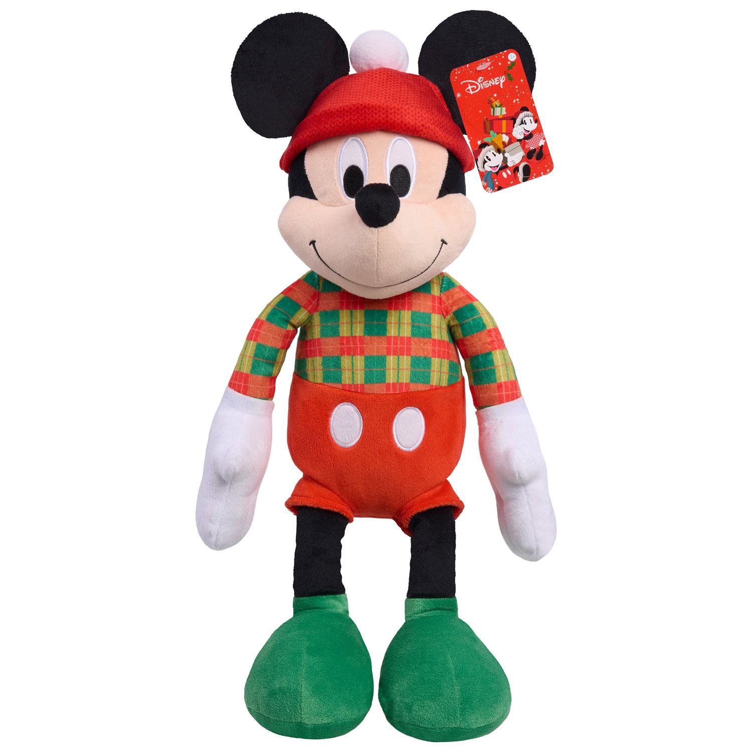 Детская мягкая игрушка Disney Junior Disney's Mickey Mouse Holiday Large Plush Toy — фото 1