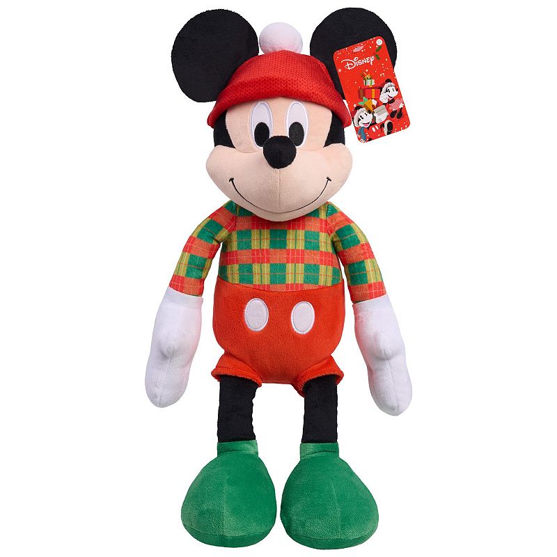 DISNEY JR Disney Junior Disney's Mickey Mouse Holiday Large Plush Toy, Multi