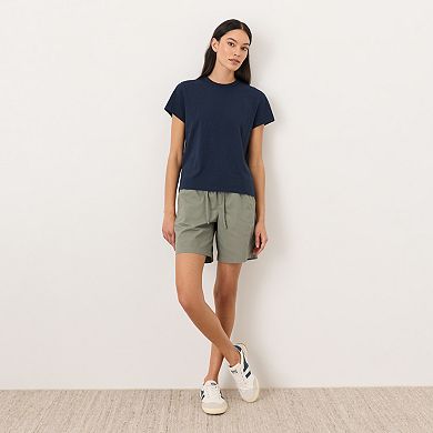 Organic Cotton Slub Crewneck Tee