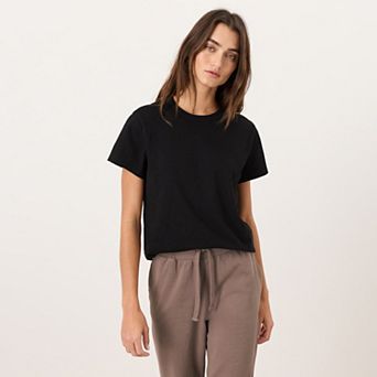 Organic Cotton Slub Crewneck Tee