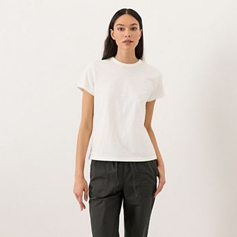 Organic Cotton Slub Crewneck Tee