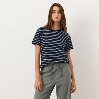 Organic Cotton Slub Crewneck Tee